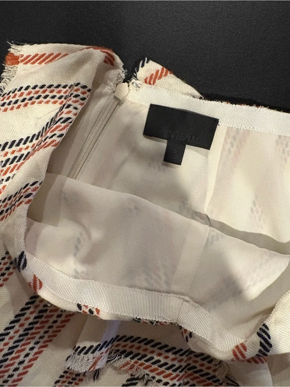 Striped Ruffle Mini Skirt - Picture 2 of 3